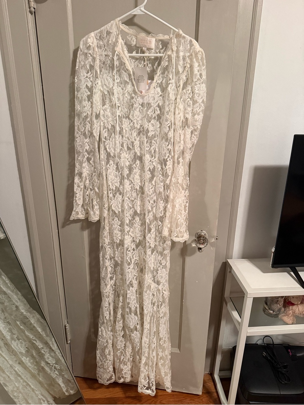 Revolve x Stone Cold Fox: Grace Gown in Ivory (lace)